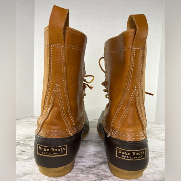 LL Bean Boots Men’s 9 M Brown Duck Waterproof Trail Hunting Outdoor Maine USA - Picture 3 of 8